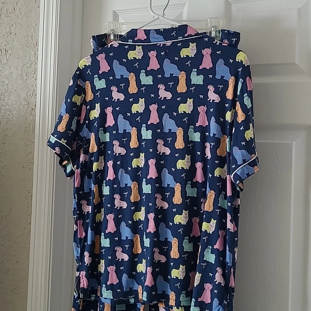 PJ Salvage Dog Print Pajama Set Medium - Picture 11 of 15
